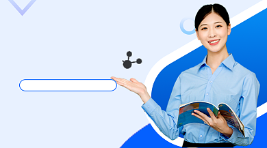 蓝色简约思维训练课程封面背景