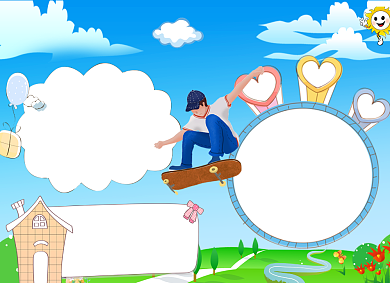 爱河护河手抄报小报背景