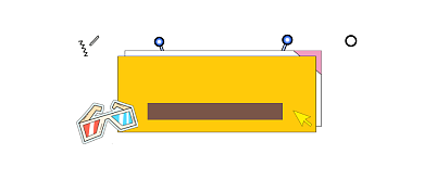 电影生活简约插画公众号logo背景