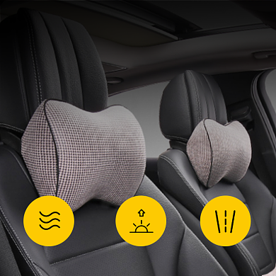 车载汽车靠枕产品介绍主图背景