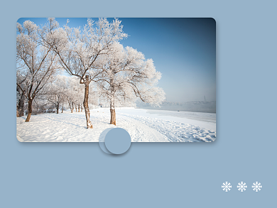 冬天文艺清新横版配图背景