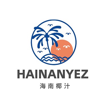 椰汁海南饭店海边海鲜LOGO