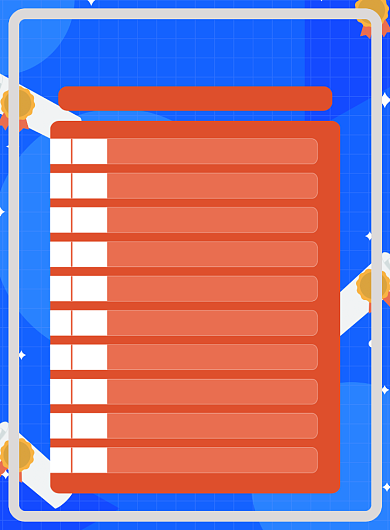 期末排名简约宣传印刷海报背景