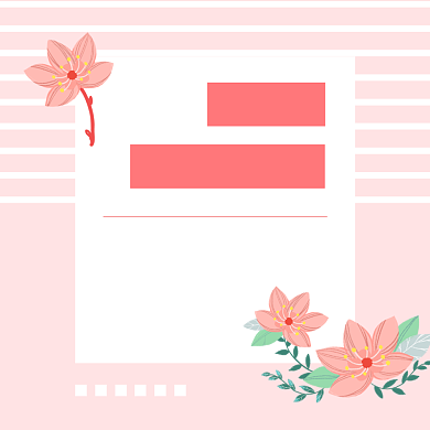 文艺励志正能量日签方形配图背景