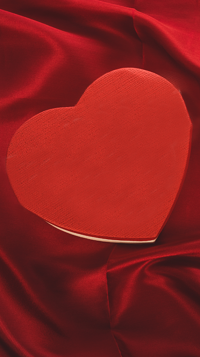 情人节贺卡祝福红色手机海报背景