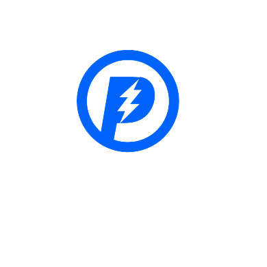 字母p电力标志logo背景