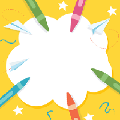 开课通知清新插画公众号次图背景