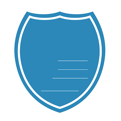 合格证简约蓝色标签不干胶背景