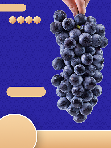 新鲜果蔬水果葡萄提子电商主图背景