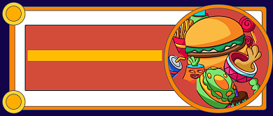 撞色超级大汉堡新媒体首图背景