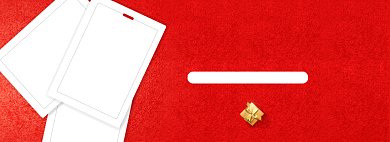 红色简约大气圣诞节促销全屏海报背景