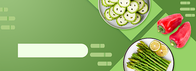 绿色蔬菜生鲜买菜满减促销电商banner背景