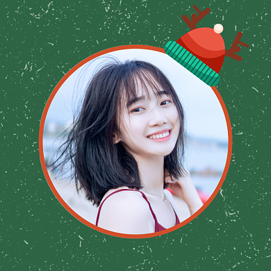 圣诞老人头像跨年微信头像背景