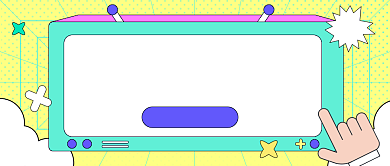 直播福利预警卡通公众号首图背景