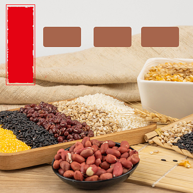 食品类淘宝主图直通车杂粮模板背景