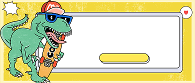 黄色滑板班开课新媒体首图背景