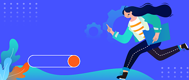 紫色手绘考研冲刺辅导班公众号首图背景