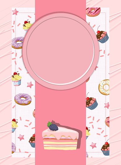 蛋糕甜点美食海报背景