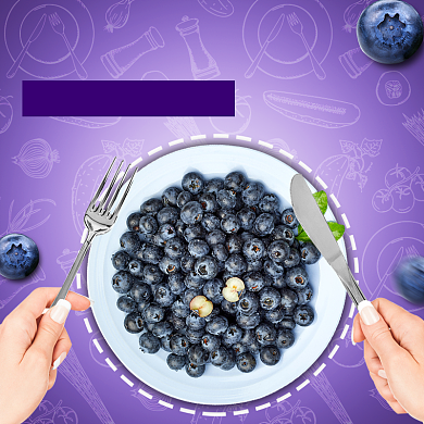 夏日水果主图模板蓝莓食品主图背景