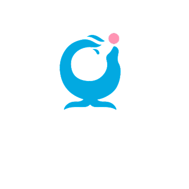 海豹馆海洋馆游泳馆LOGO背景