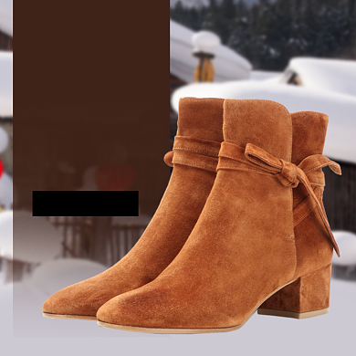 鞋子女靴主图直通车背景