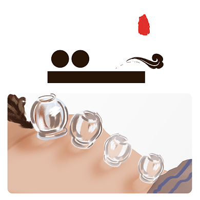 拔罐器拔火罐中医主图模板背景