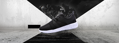 男鞋运动鞋女鞋户外鞋跑鞋海报背景