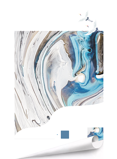 节气新中式创意霜降宣传海报背景