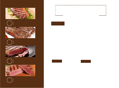 牛排餐厅简约背景菜单背景