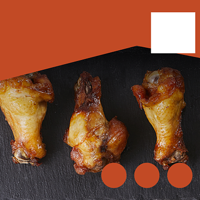 奥尔良鸡腿零食小吃淘宝主图直通车模板背景