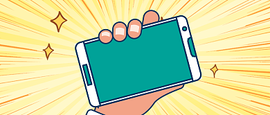 点开吸睛大字报风公众号首图背景