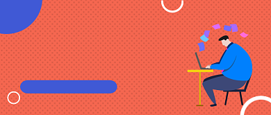 红色卡通升职加薪的妙招公众号首图背景