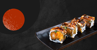 日系寿司双十二新鲜美食促销海报背景