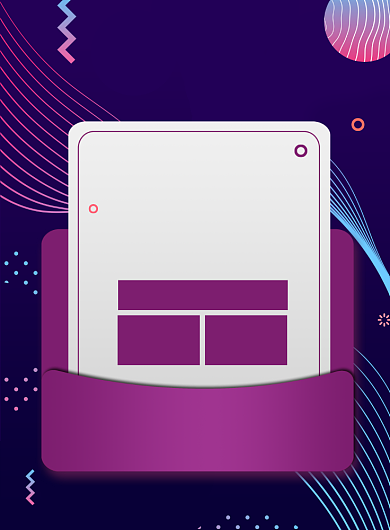 促销宣传渐变时尚换季优惠券印刷海报背景