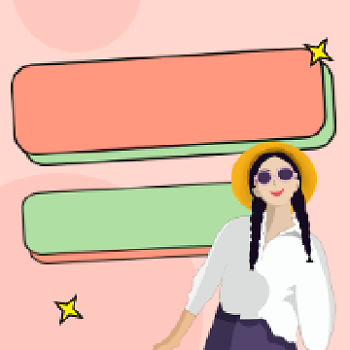 气质穿搭秒变女神清新公众号次图背景