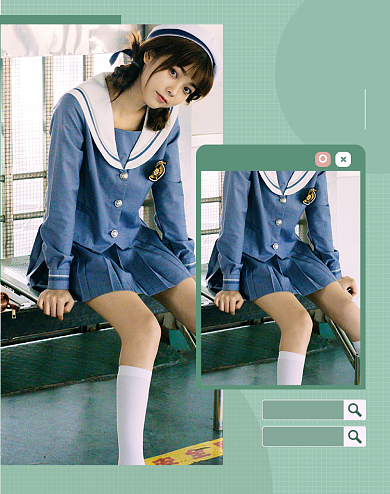 春季女装上新网红风ins风小清新电商海报背景