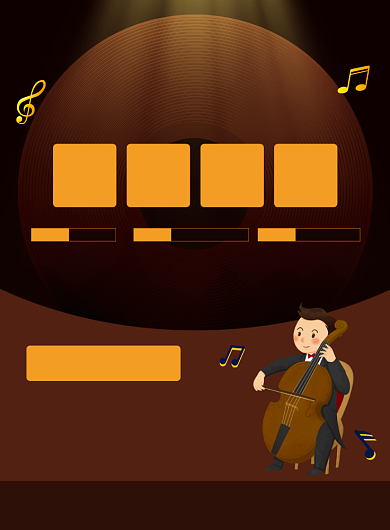 乐器培训班招生宣传印刷海报背景