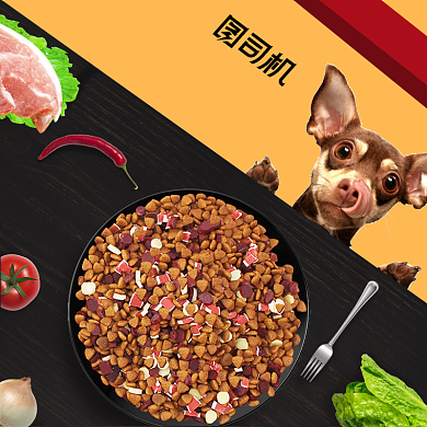淘宝狗粮猫粮宠物零食主图模板背景