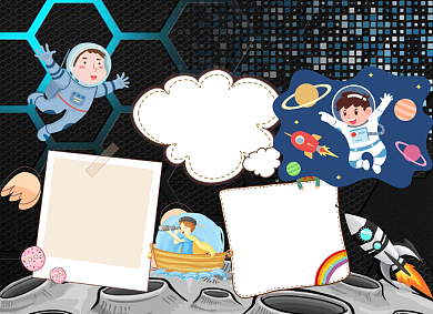 科学科技手抄报科技小报背景