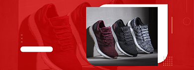 燃冬季时尚男鞋电商全屏海报背景