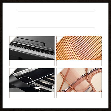 钢琴乐器细节展示描述简约主图背景