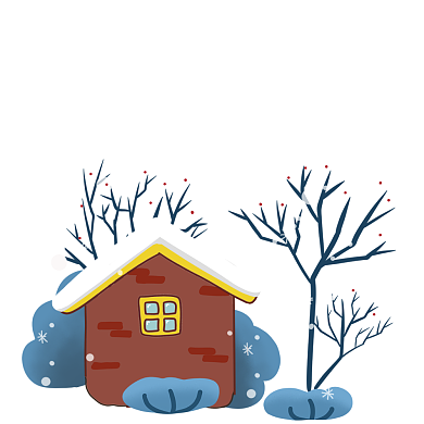 大寒节气公众号方形配图背景