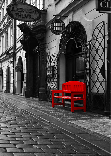 摩登城市黑白艺术街头风景个性装饰画背景