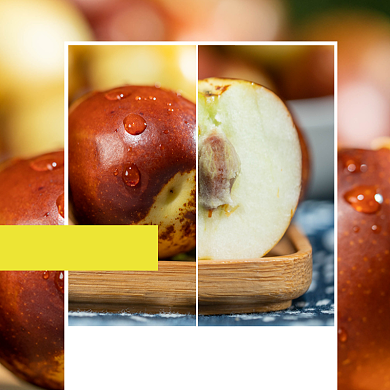 沾化冬枣水果现摘现发主图背景