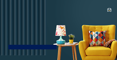 单人沙发简约北欧布艺时尚沙发促销海报背景