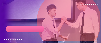 简约招聘新媒体首图背景