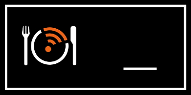 免费wifi黑色经典横版温馨提示卡背景