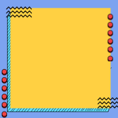黄色双十一孟菲斯简约促销公众号次图背景