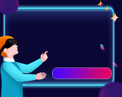 互联网黑科技紫色炫彩小程序封面背景