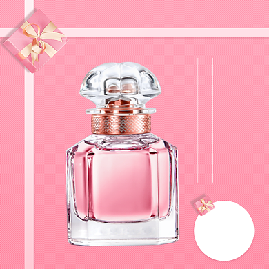 日用品香水立减促销时尚简约主图背景